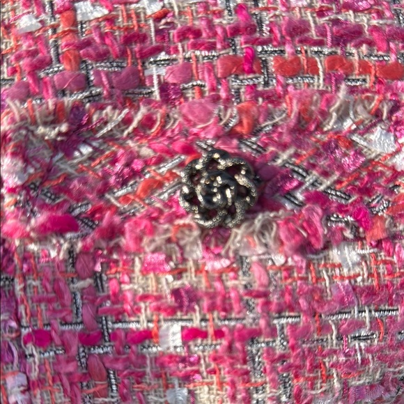 Pink Tweed Women's Jacket - Picture 4 of 4